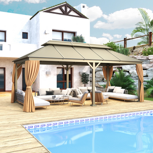 Aluminium-Pergolen und Pavillons Outdooro 3x6M