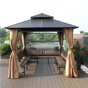 300 * 300CM Pavillon im Freien mit Sitz und Tisch